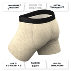 The Silver Fox | Oatmeal Heather Ball Hammock® Pouch Underwear - Shinesty