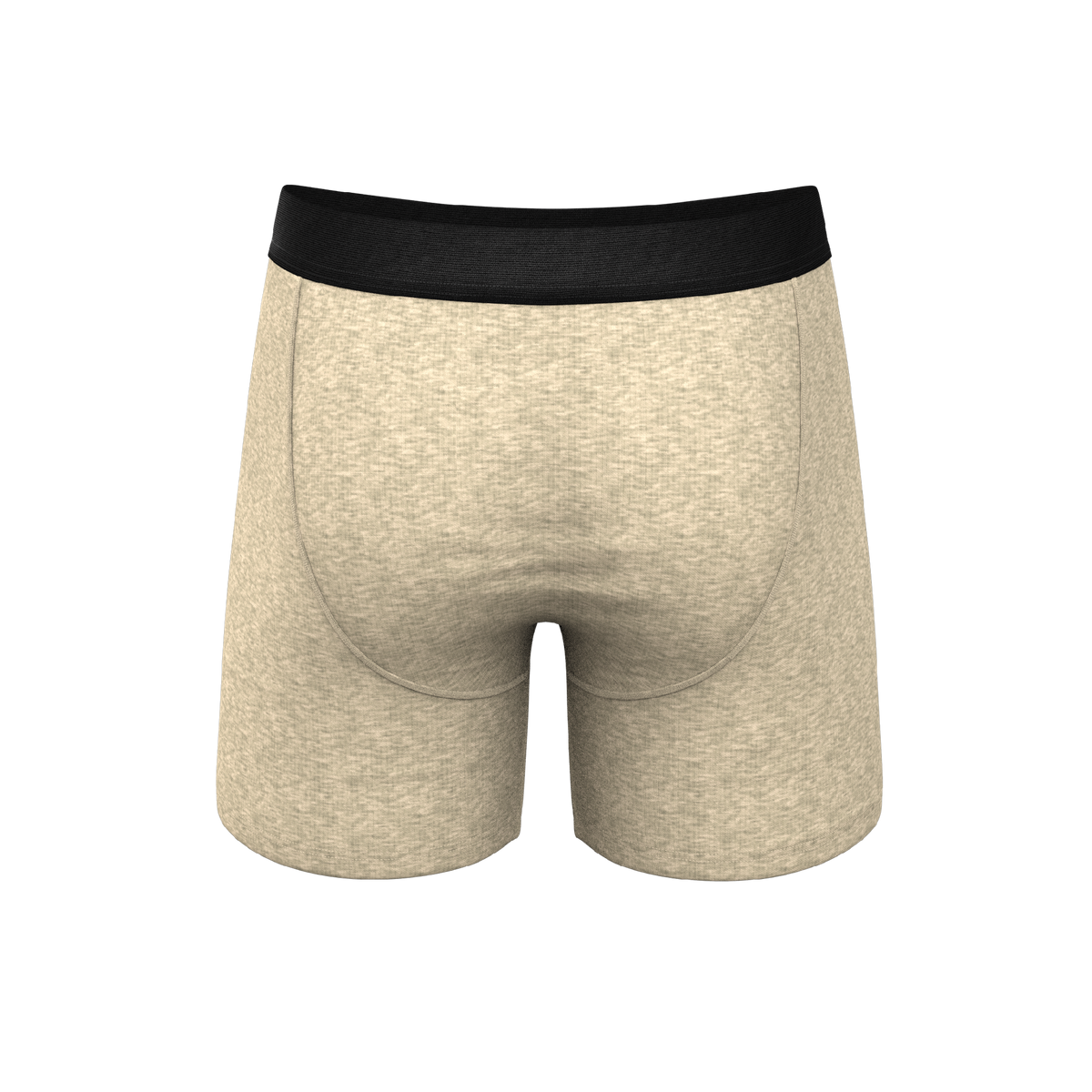 The Silver Fox | Oatmeal Heather Ball Hammock® Pouch Underwear With Fly - Shinesty