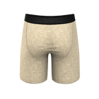 The Silver Fox | Oatmeal Heather Ball Hammock® Boxer - Long Leg - Shinesty