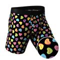 The Smooth Talker | Candy Hearts Ball Hammock® Boxer - Long Leg - Shinesty