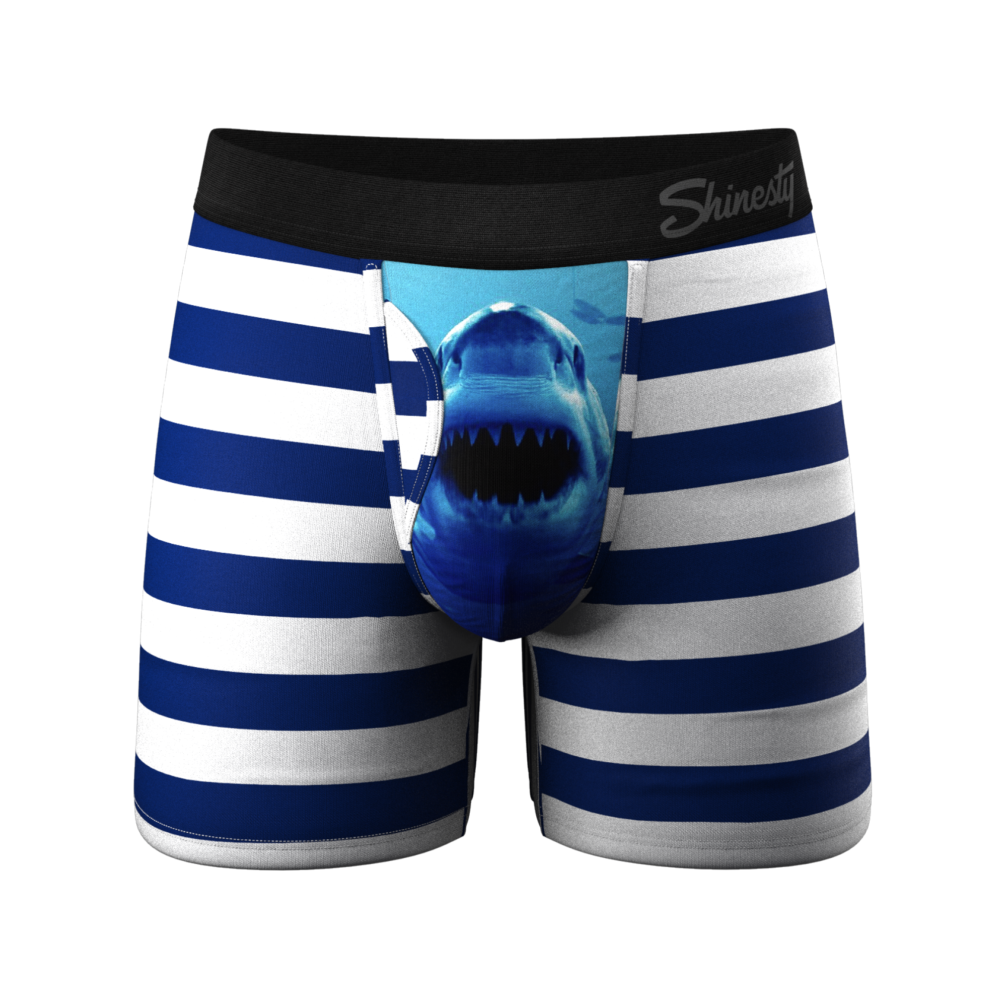 The Snack Attack | Shark Ball Hammock® Pouch Underwear With Fly - Shinesty