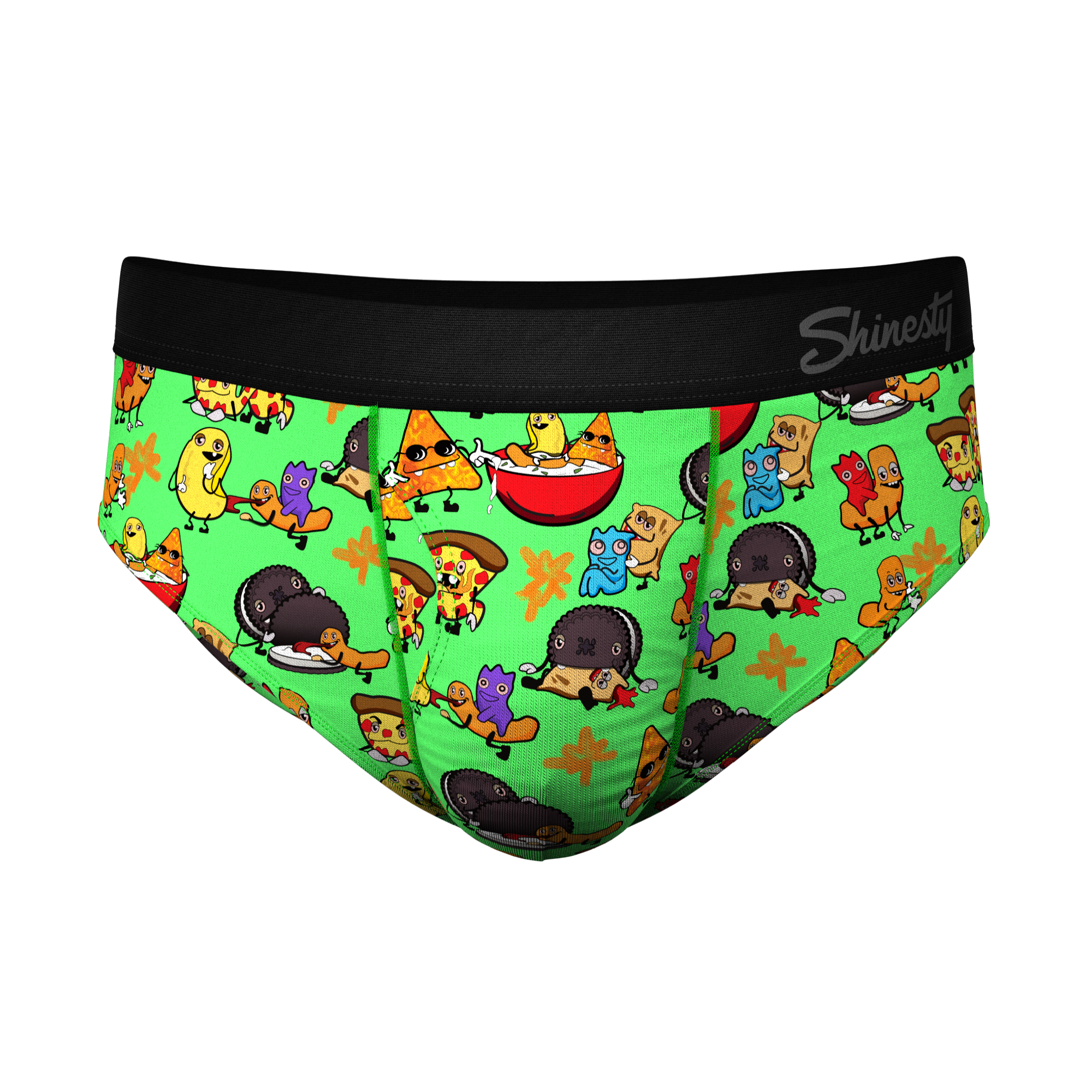 The Snackhanalia | Junk Food Ball Hammock® Pouch Underwear Briefs - Shinesty