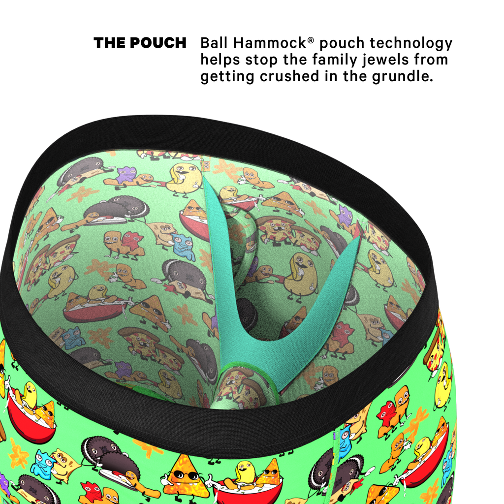The Snackhanalia | Junk Food Ball Hammock® Boxer - Long Leg - Shinesty