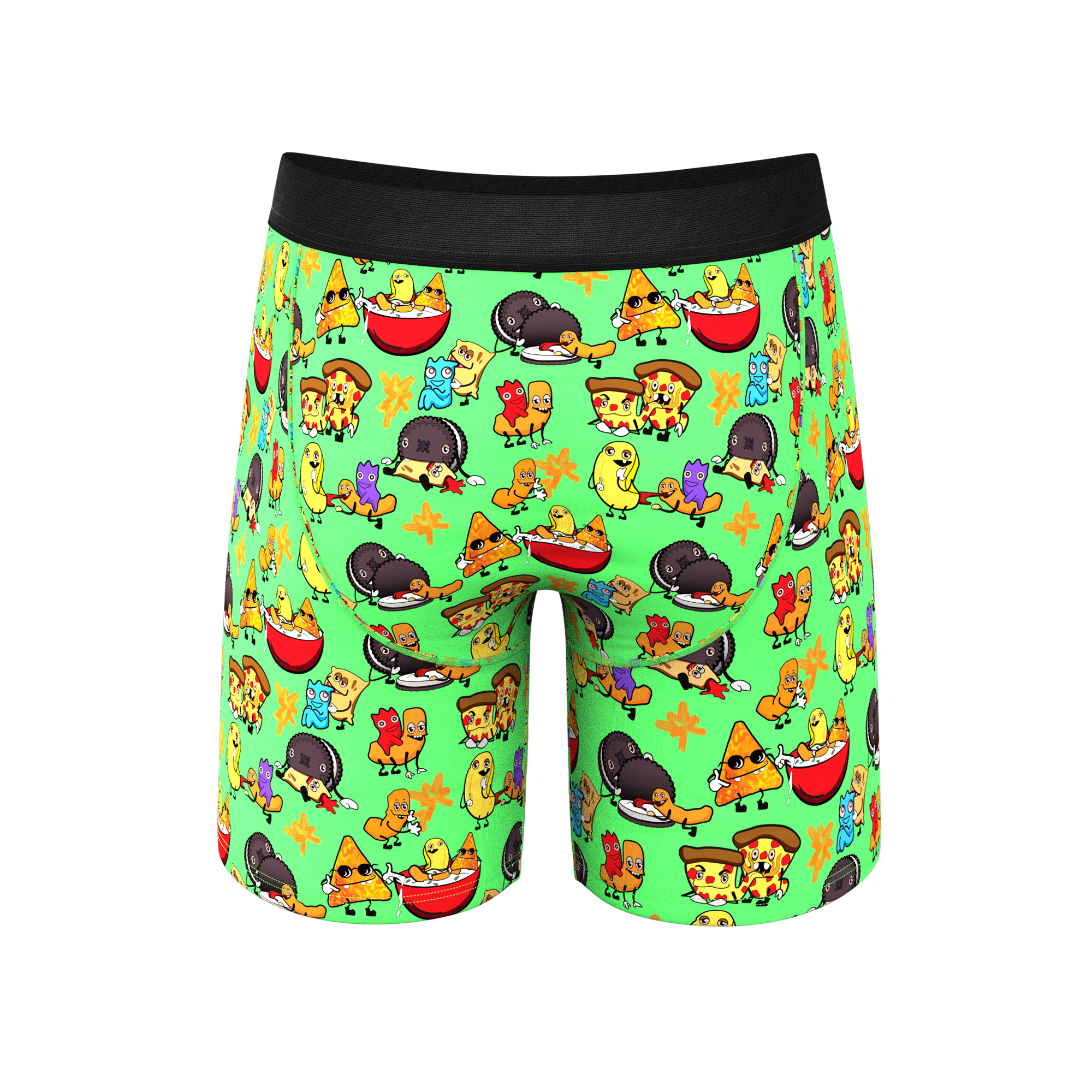 The Snackhanalia | Junk Food Ball Hammock® Boxer - Long Leg - Shinesty