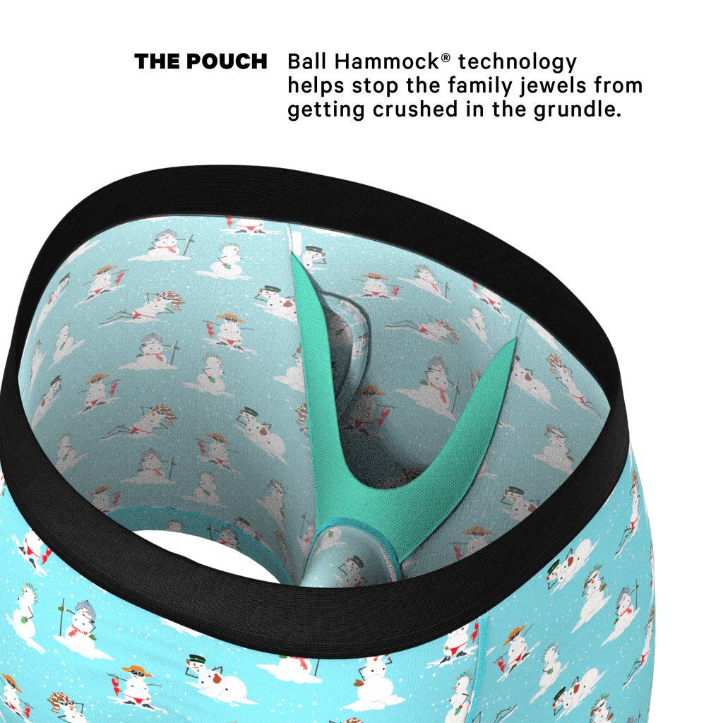 The Frosty Mistress | Snow Women Ball Hammock® Pouch Underwear With Fly - Shinesty