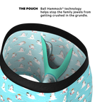 The Frosty Mistress | Snow Women Ball Hammock® Pouch Underwear With Fly - Shinesty