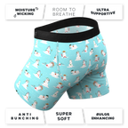 The Frosty Mistress | Snow Women Ball Hammock® Pouch Underwear With Fly - Shinesty