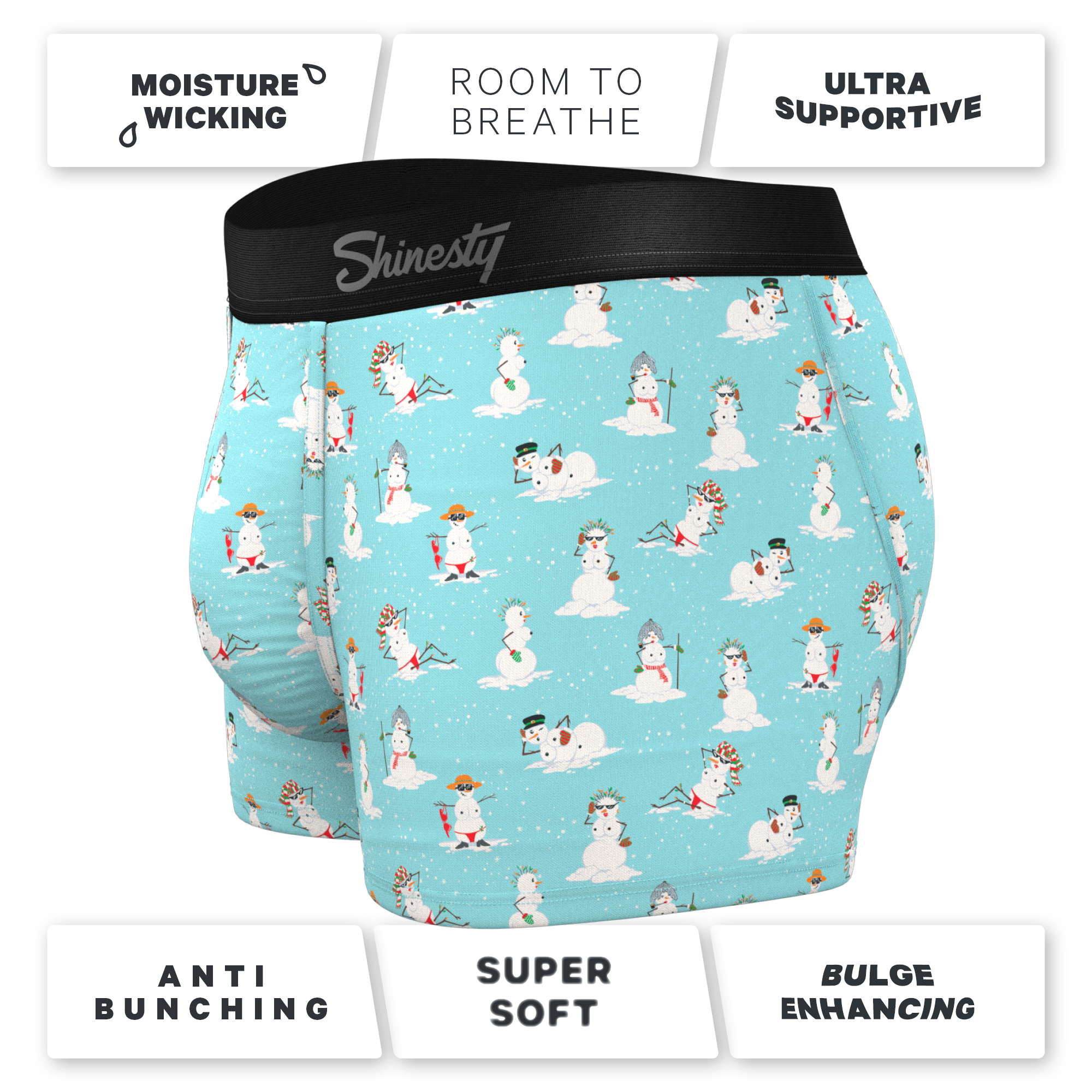 The Frosty Mistress | Snow Women Ball Hammock® Pouch Trunks Underwear - Shinesty