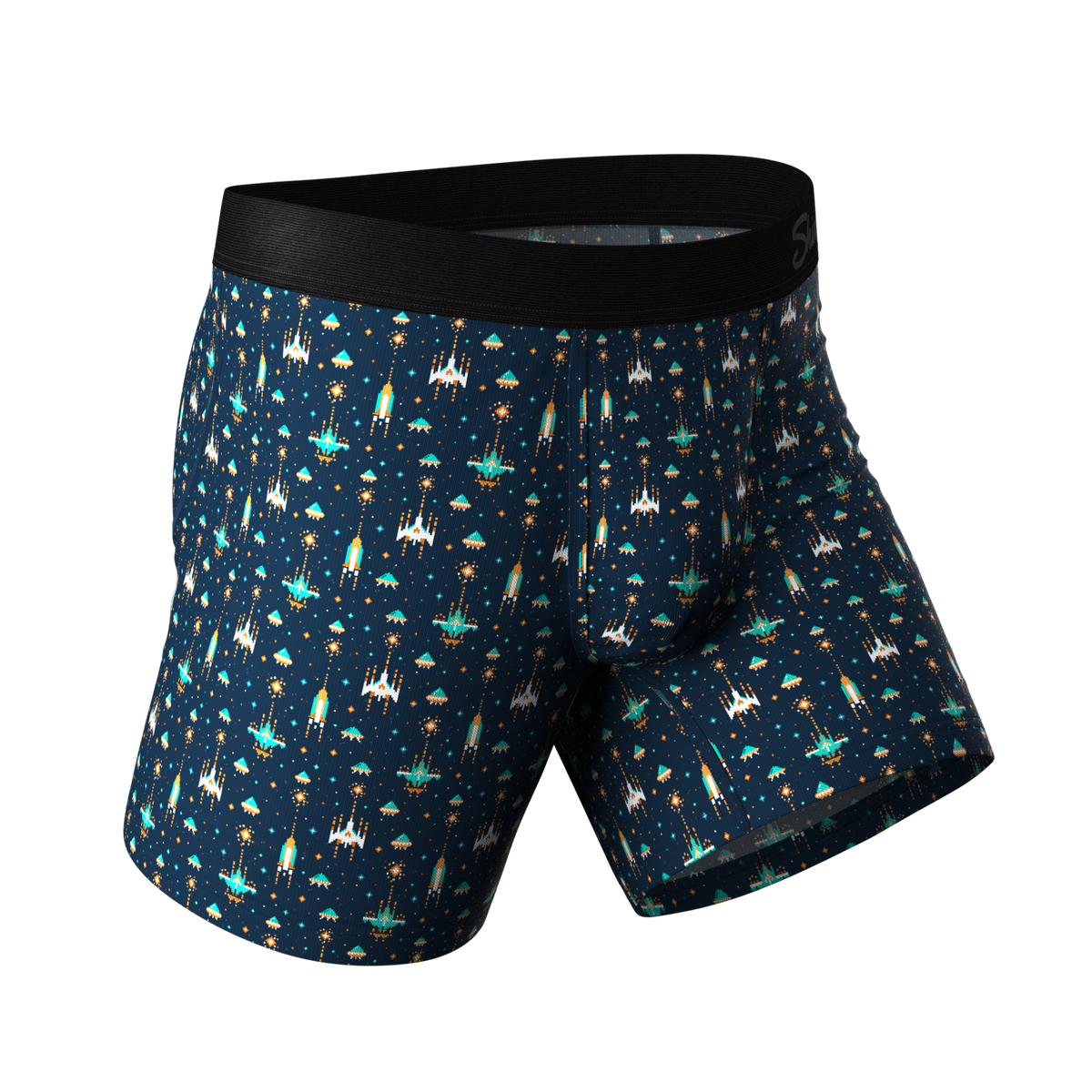 The Space Commando | Spaceship Ball Hammock® Pouch Underwear - Shinesty