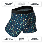 The Space Commando | Spaceship Ball Hammock® Pouch Underwear With Fly - Shinesty