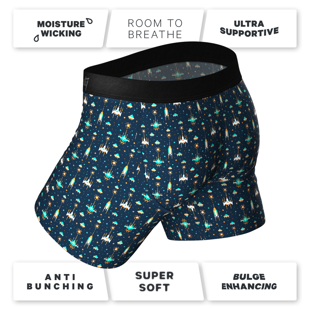The Space Commando | Spaceship Ball Hammock® Pouch Underwear - Shinesty