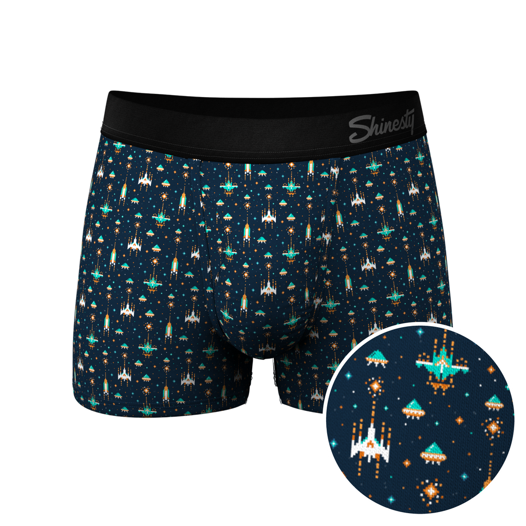 The Space Commando | Spaceship Ball Hammock® Pouch Trunks Underwear - Shinesty