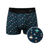 The Space Commando | Spaceship Ball Hammock® Pouch Trunks Underwear - Shinesty