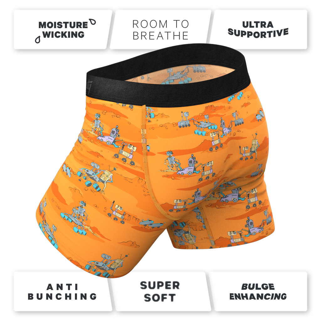 The Bend Rover | Space Robots Ball Hammock® Pouch Underwear - Shinesty