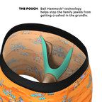 The Bend Rover | Space Robots Ball Hammock® Pouch Underwear With Fly - Shinesty