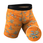 The Bend Rover | Space Robots Ball Hammock® Boxer - Long Leg - Shinesty