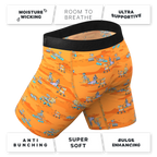 The Bend Rover | Space Robots Ball Hammock® Boxer - Long Leg - Shinesty