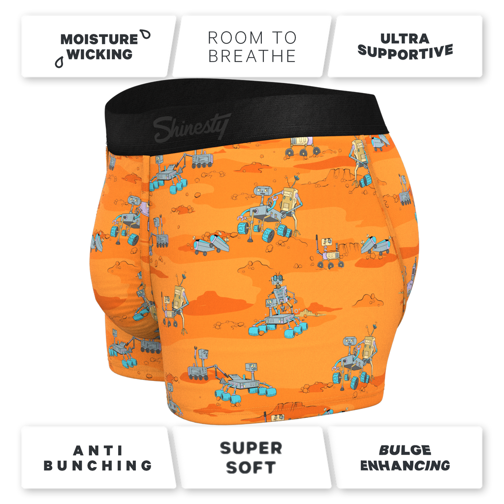 The Bend Rover | Space Robots Ball Hammock® Pouch Trunks Underwear - Shinesty