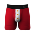 The St Knickers | Santa Belt Ball Hammock® Pouch Underwear With Fly - Shinesty