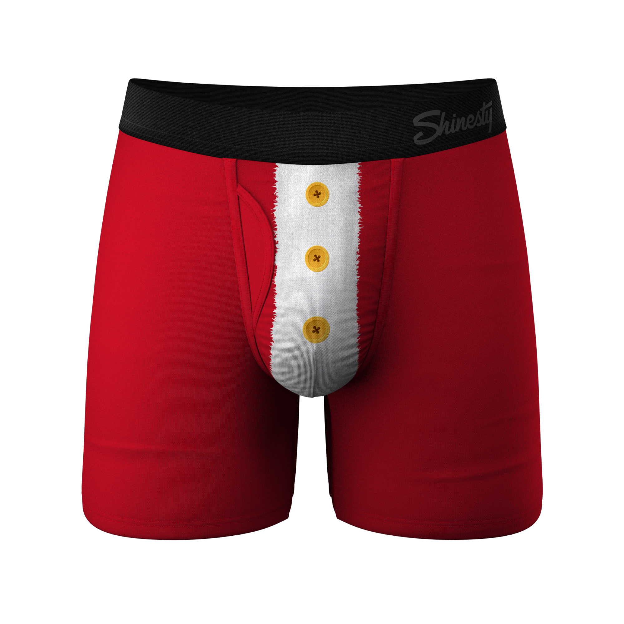 The St Knickers | Santa Belt Ball Hammock® Pouch Underwear With Fly - Shinesty