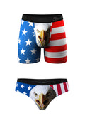 The Stars & Stripes | American Flag Ball Hammock® Boxer and Cheeky Underwear Pack - Shinesty