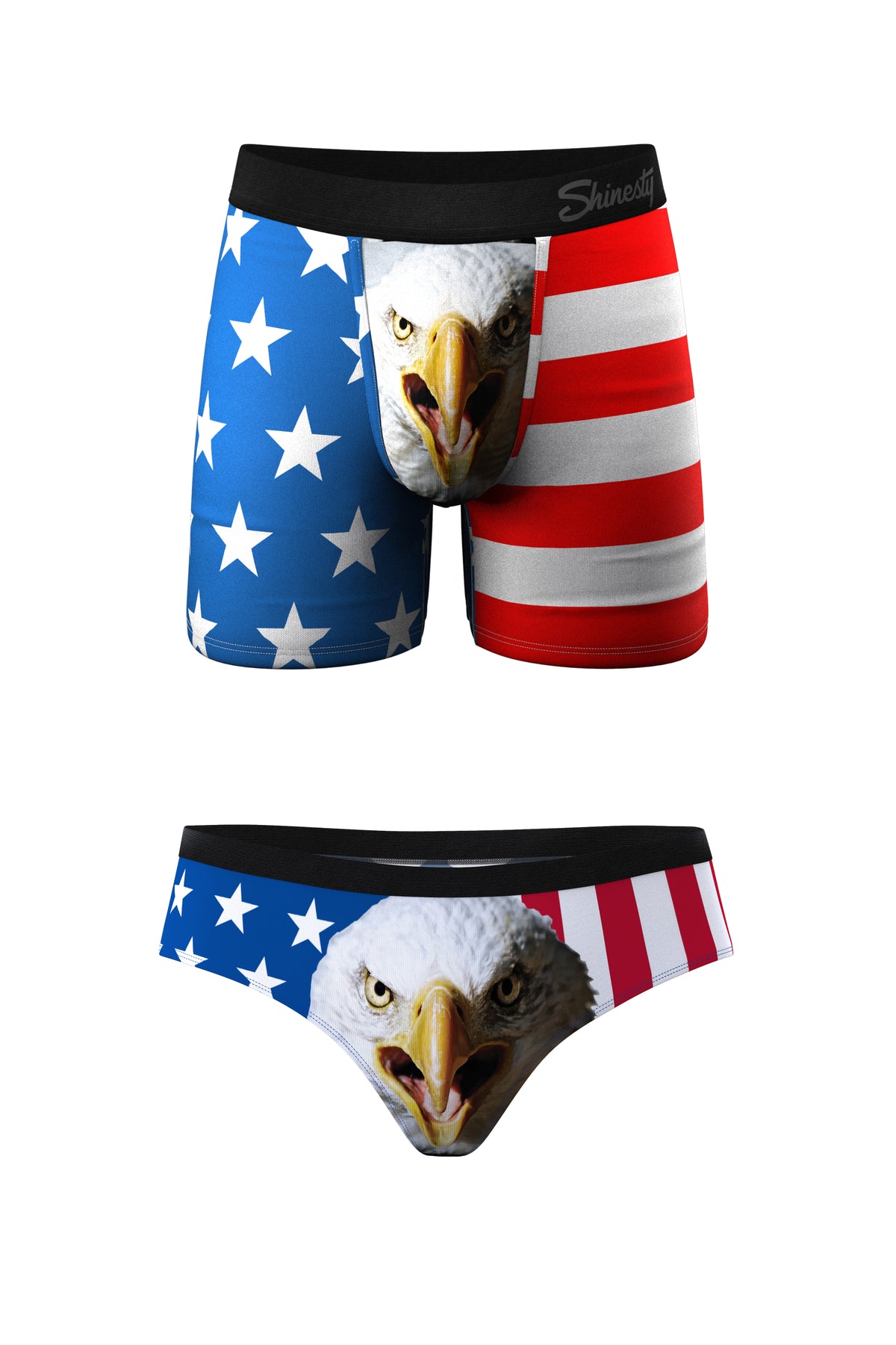 The Stars & Stripes | American Flag Ball Hammock® Boxer and Cheeky Underwear Pack - Shinesty