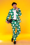 The Cabbage Connoisseur | Green Argyle St. Patrick's Day Suit - Shinesty