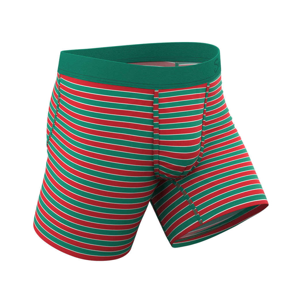 The Stripe Club | Christmas Striped Ball Hammock® Pouch Underwear - Shinesty