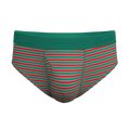 The Stripe Club | Christmas Striped Ball Hammock® Pouch Underwear Briefs - Shinesty