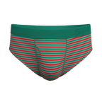 The Stripe Club | Christmas Striped Ball Hammock® Pouch Underwear Briefs - Shinesty
