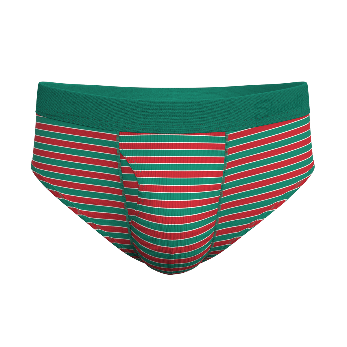 The Stripe Club | Christmas Striped Ball Hammock® Pouch Underwear Briefs - Shinesty