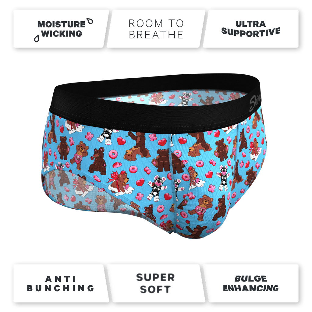 The Stuffed Animal | Teddy Bear Ball Hammock® Pouch Underwear Briefs - Shinesty