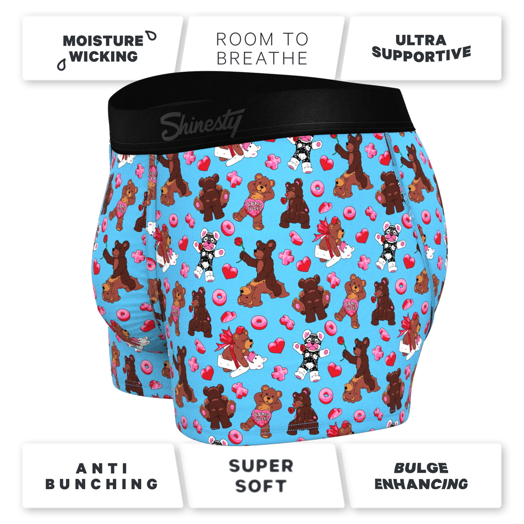 The Stuffed Animal | Teddy Bear Ball Hammock Pouch® Trunks Underwear - Shinesty