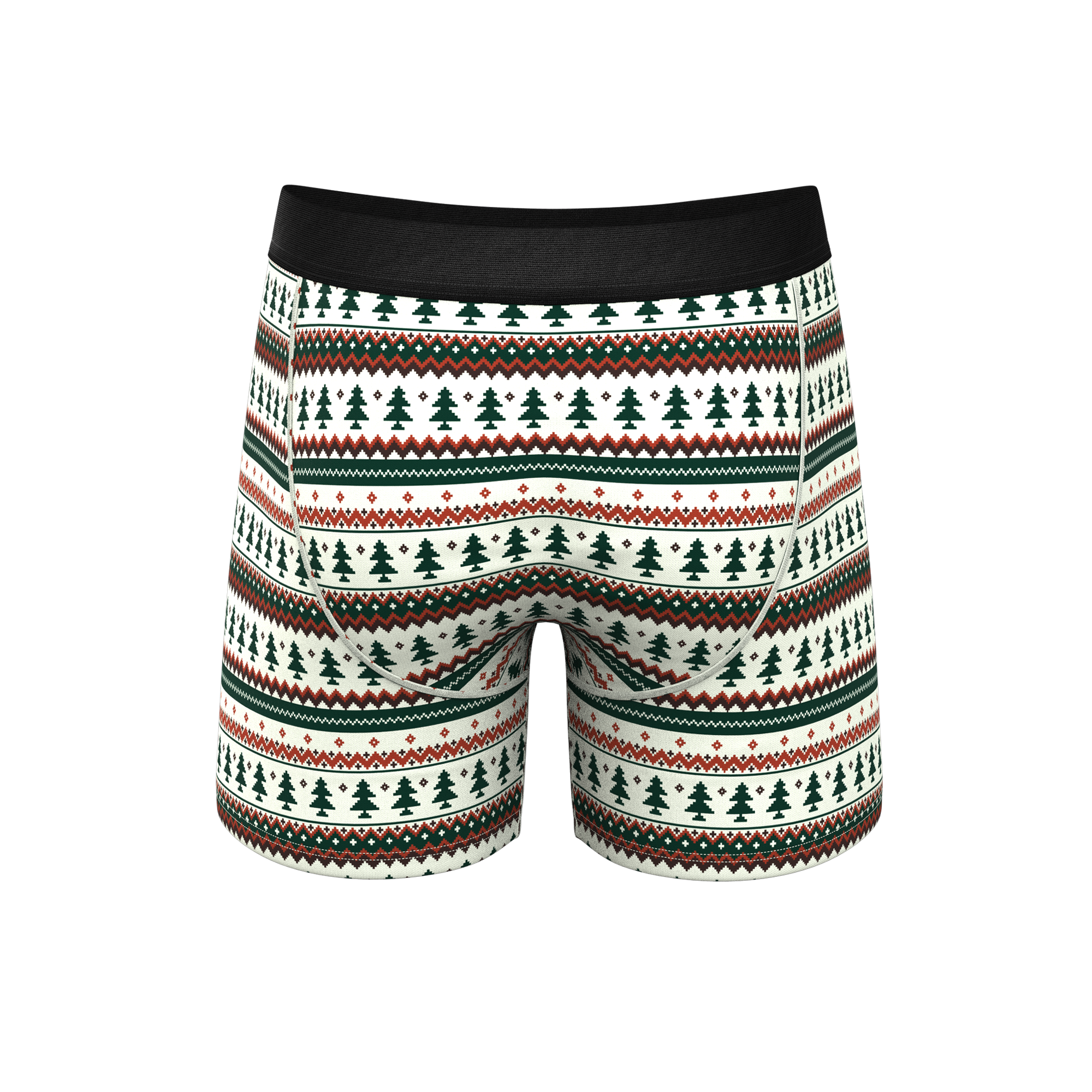 The Stuffed Stocking | Fair Isle Christmas Tree Ball Hammock® Pouch Underwear - Shinesty