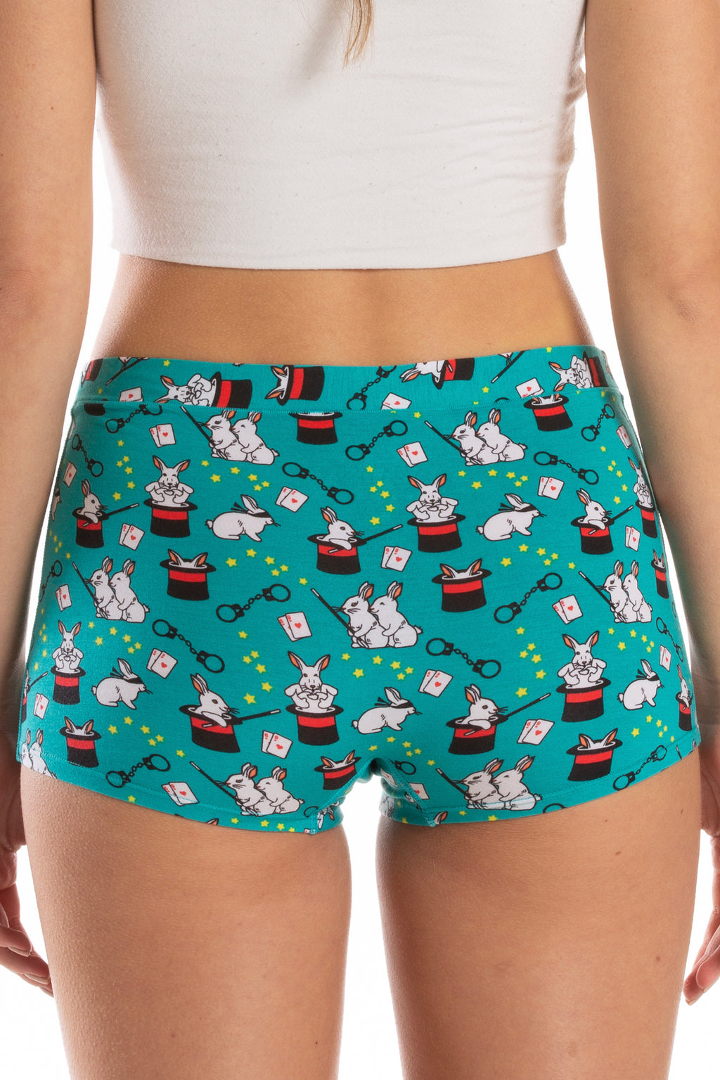 The AbracaDoMe | Magic Bunny Modal Boyshort Underwear - Shinesty