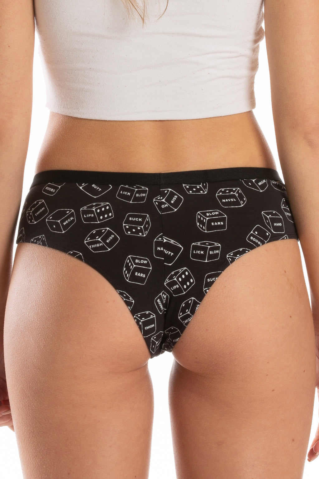 The Free For All | Glow In The Dark Dice Cheeky Underwear - Shinesty