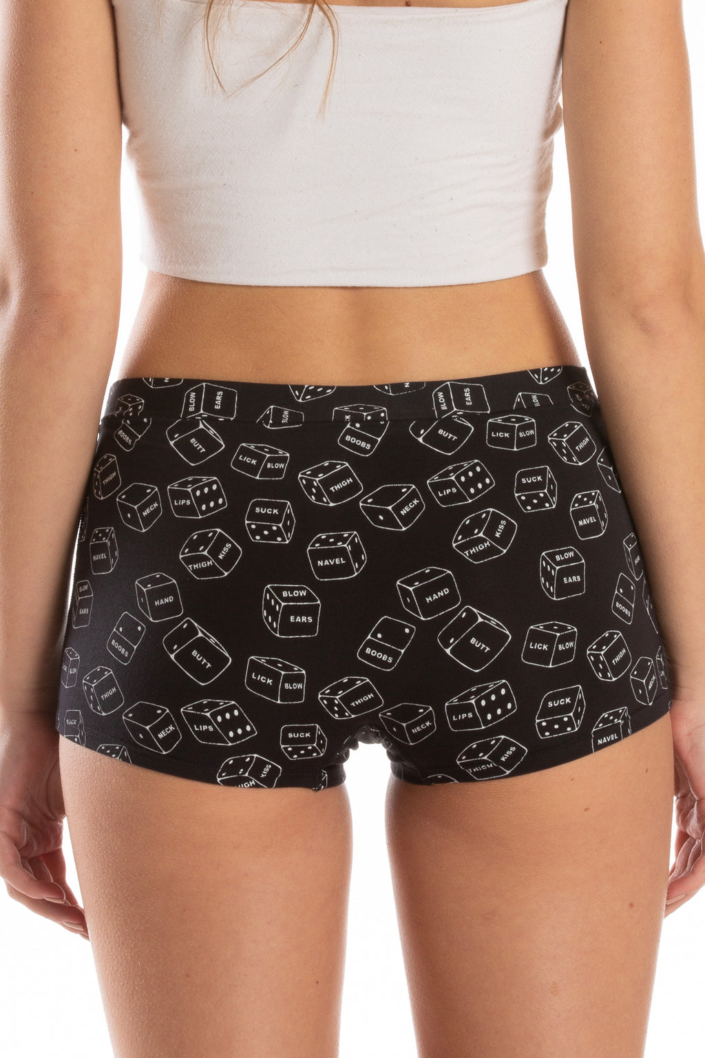 The Free For All | Glow In The Dark Dice Modal Boyshort Underwear - Shinesty