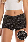 The Free For All | Glow In The Dark Dice Modal Boyshort Underwear - Shinesty