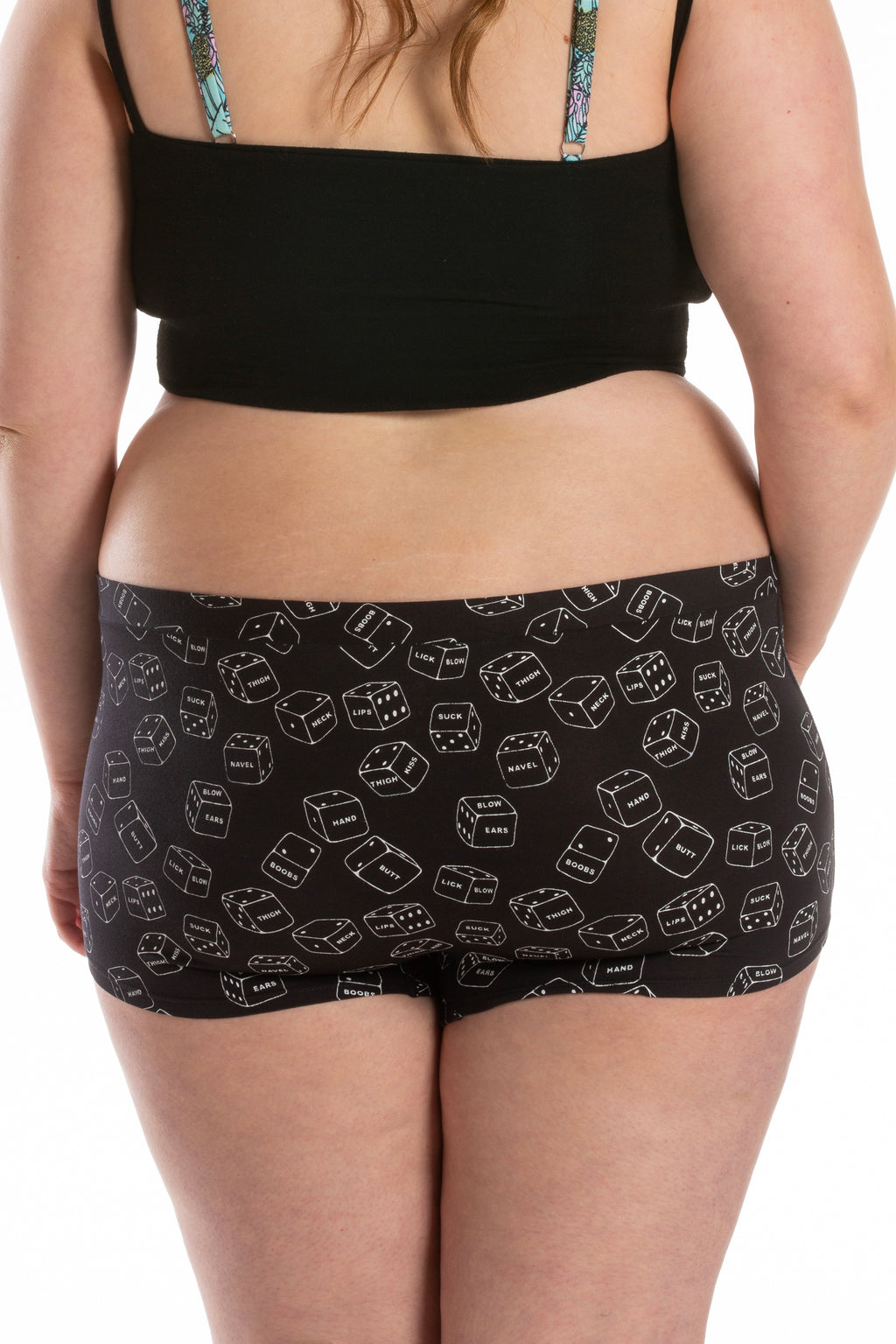 The Free For All | Glow In The Dark Dice Modal Boyshort Underwear - Shinesty
