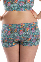 The Hot Tropic | Tropical Flamingo Modal Boyshort Underwear - Shinesty