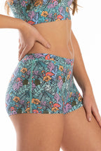 The Hot Tropic | Tropical Flamingo Modal Boyshort Underwear - Shinesty