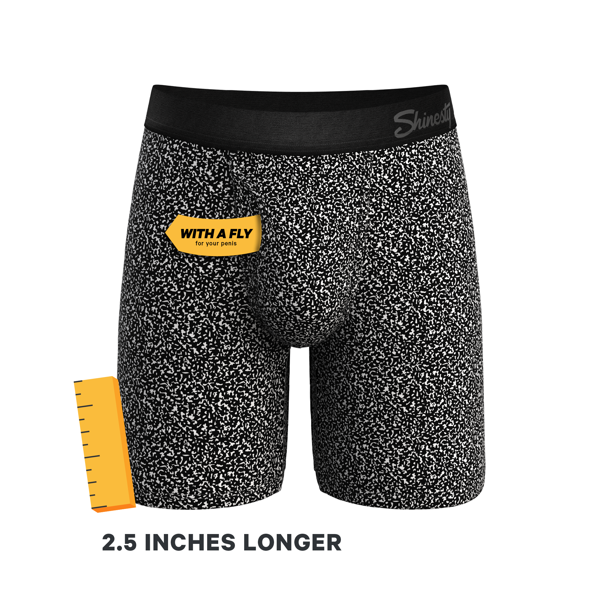 The Teachers Pet | Composition Notebook Ball Hammock® Boxer - Long Leg - Shinesty