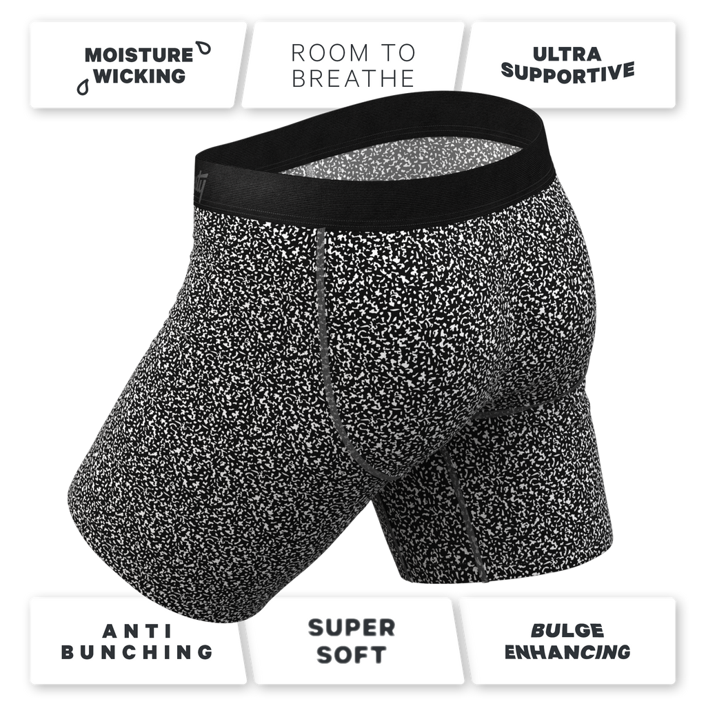 The Teachers Pet | Composition Notebook Ball Hammock® Boxer - Long Leg - Shinesty