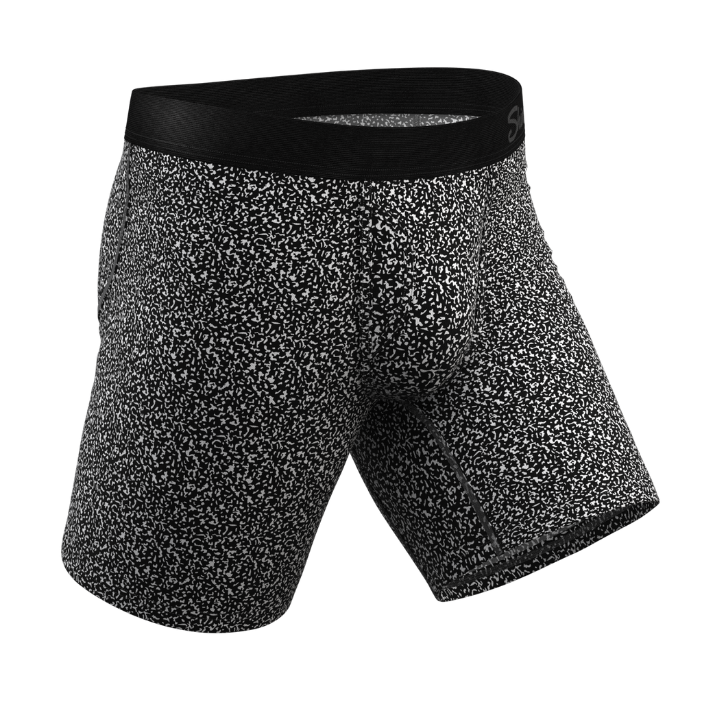 The Teachers Pet | Composition Notebook Ball Hammock® Boxer - Long Leg - Shinesty