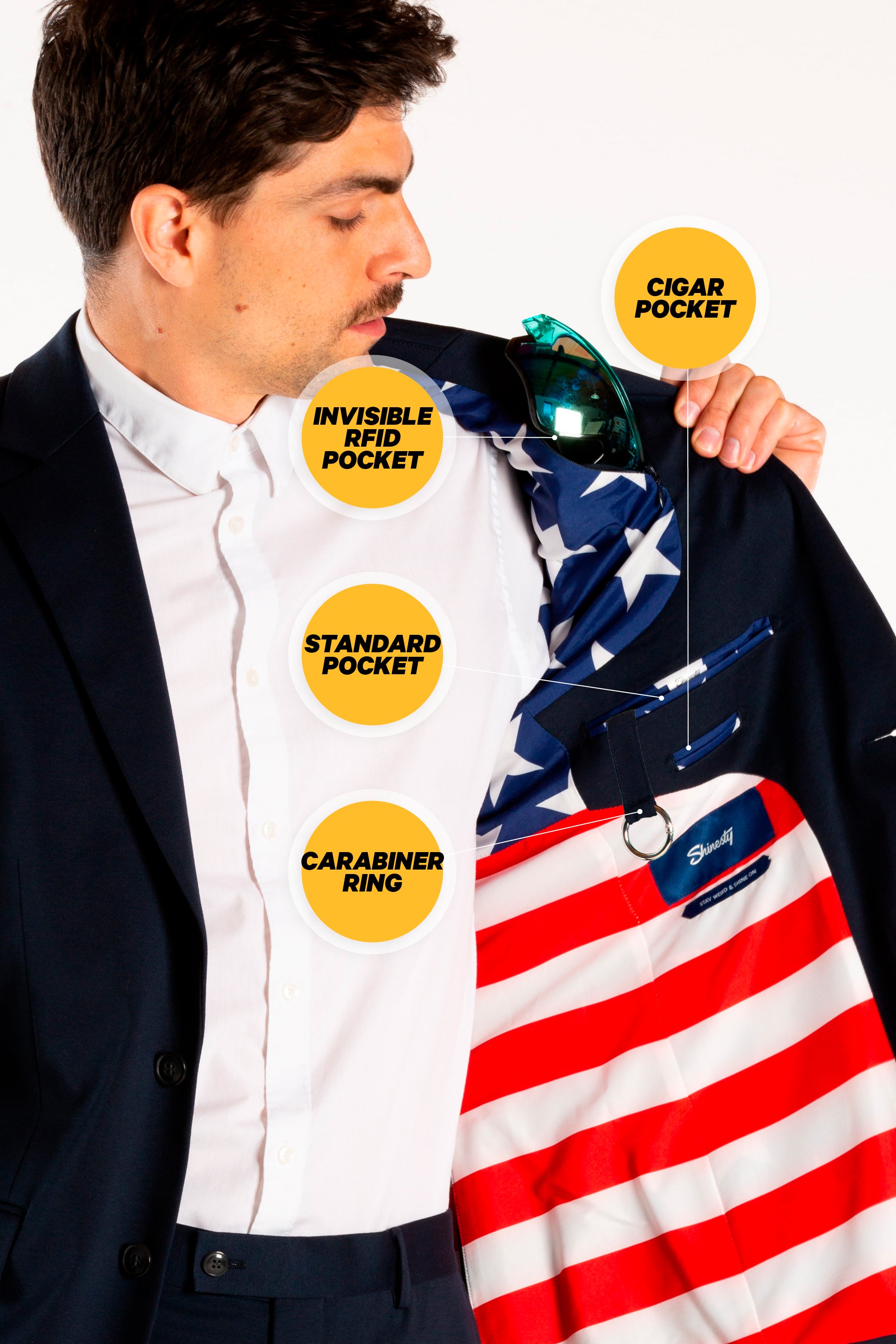 The Alpha | American Flag Ultimate Suit - Shinesty