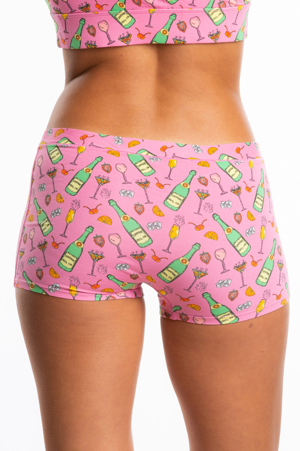 The Aperitif | Champagne Modal Boyshort Underwear - Shinesty