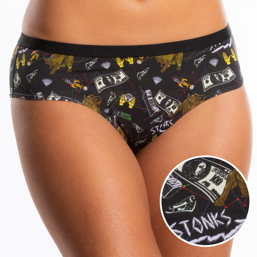 The Ball Street Bets | Wall Street Modal Cheeky Underwear - Shinesty