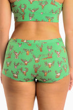 The Blitzened | Reindeer Beer Modal Boyshort Underwear - Shinesty