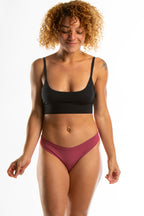 The Bordeaux | Mauve Bikini Underwear - Shinesty