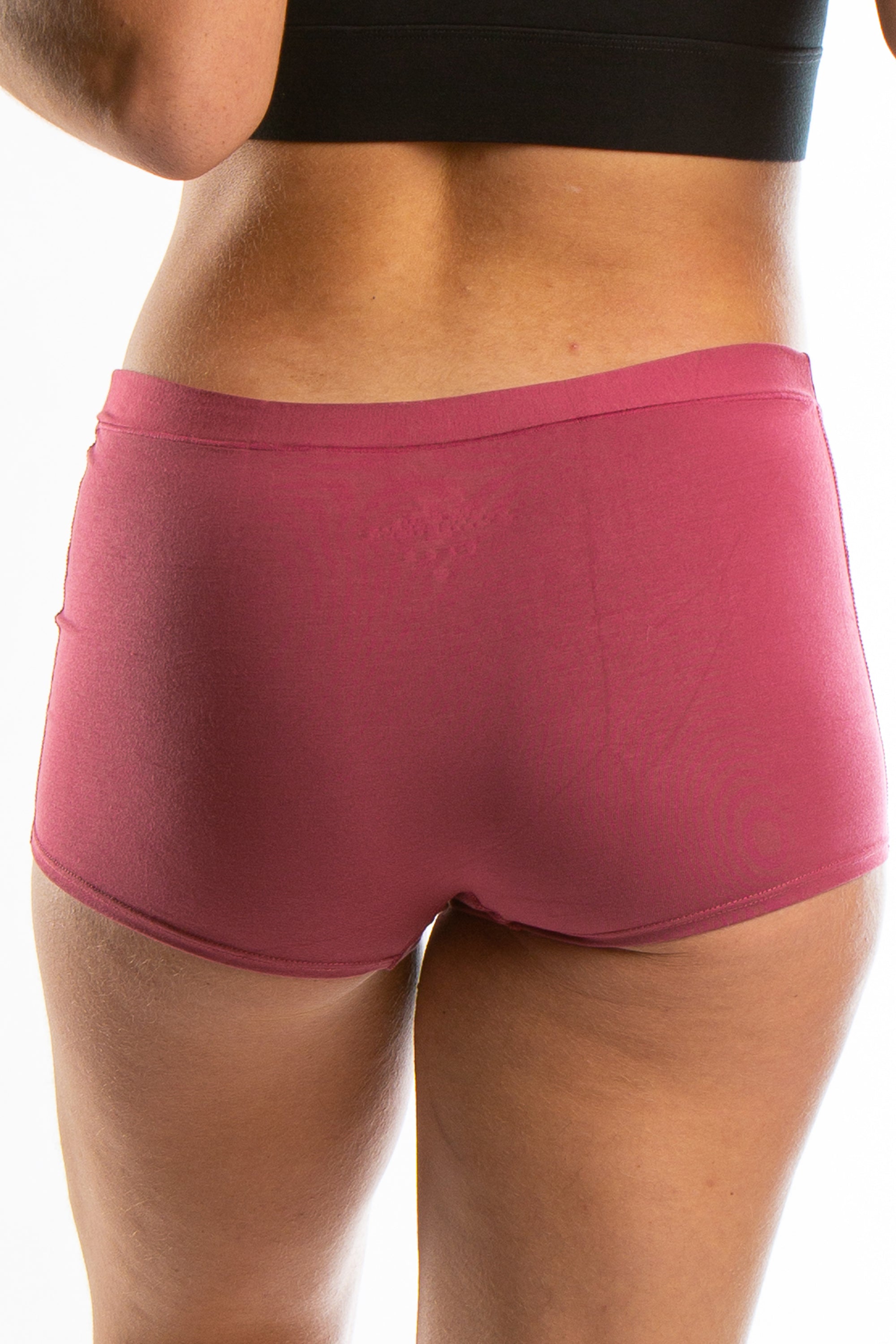The Bordeaux | Mauve Boyshort Underwear - Shinesty